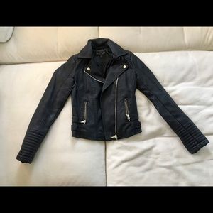 Miss Selfridge Faux Black Leather Jacket